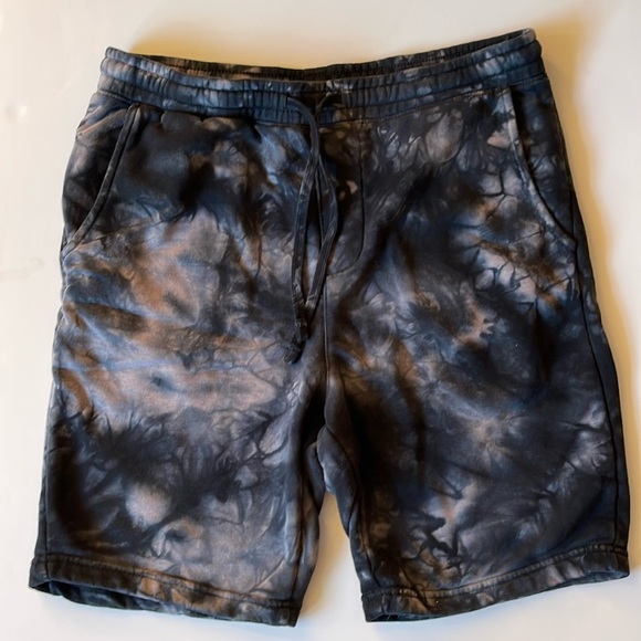 Independent Trading Co Other - Independent Trading Company, Men's Black Fleece Tie-Dye Athletic Shorts Sz M